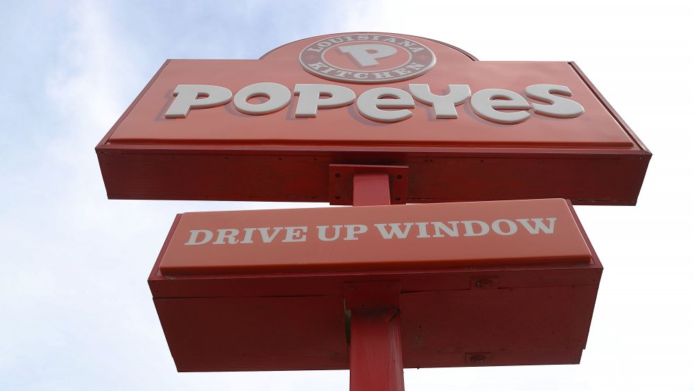 Popeyes sign