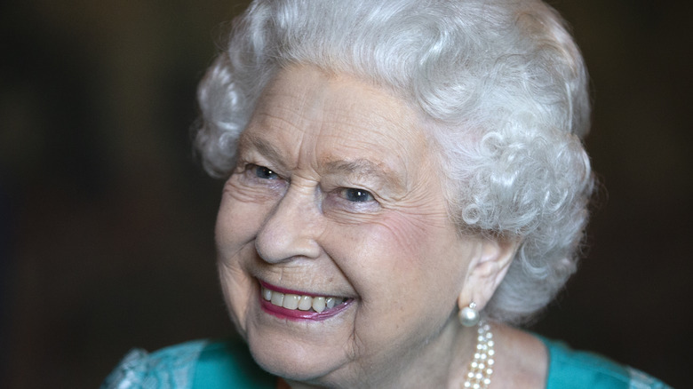 Queen Elizabeth II smiling