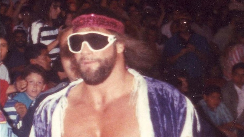 Randy Savage in the wrestling ring