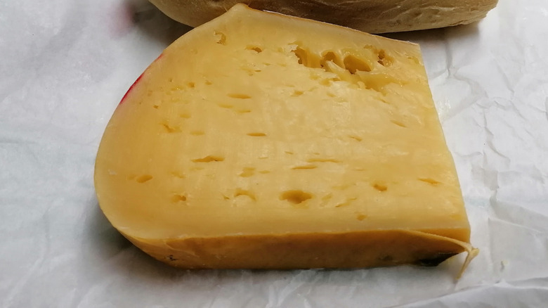 A slice of Sao Jorge cheese