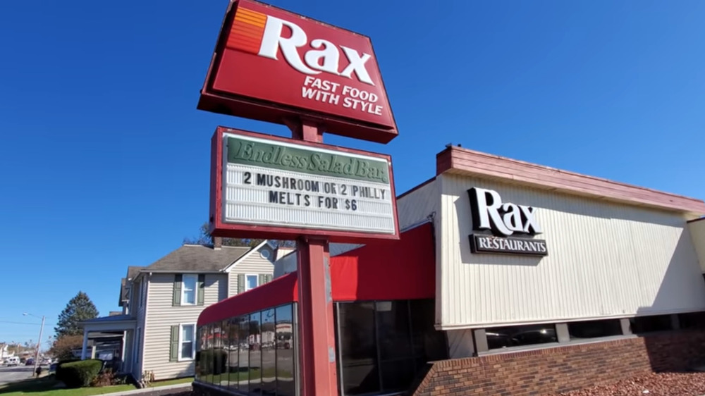 Rax restaurant exterior