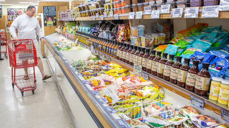 Trader Joe's frozen food section