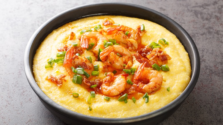 Bowl of shrimp and grits