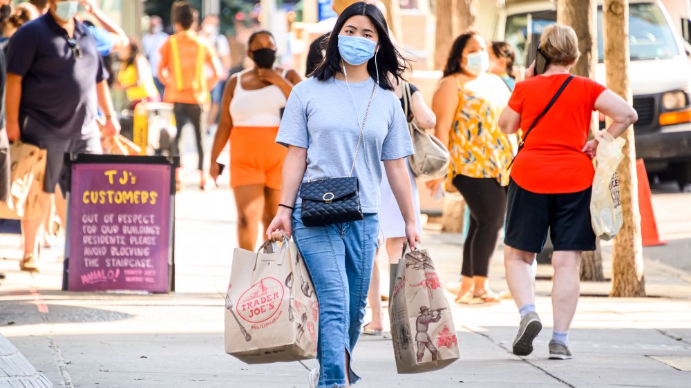 A Trader Joe's customer