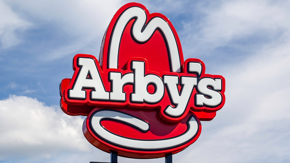 An Arby's sign