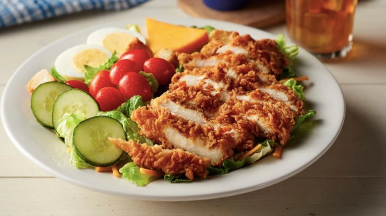 Cracker Barrell Fried Homestyle Chicken Salad