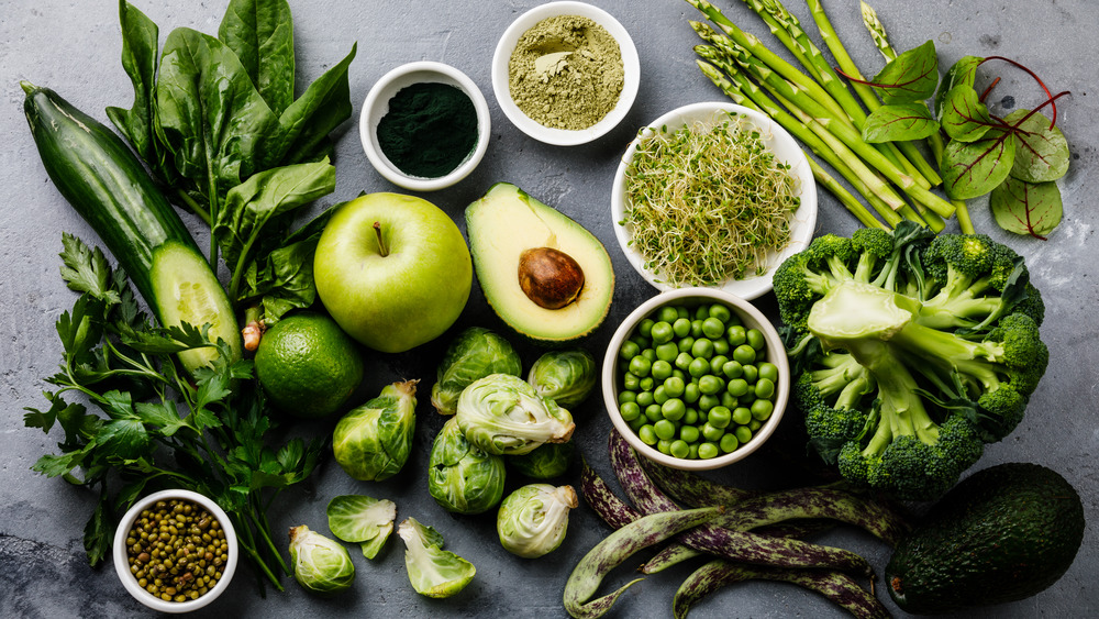 A generic photo of green vegetables