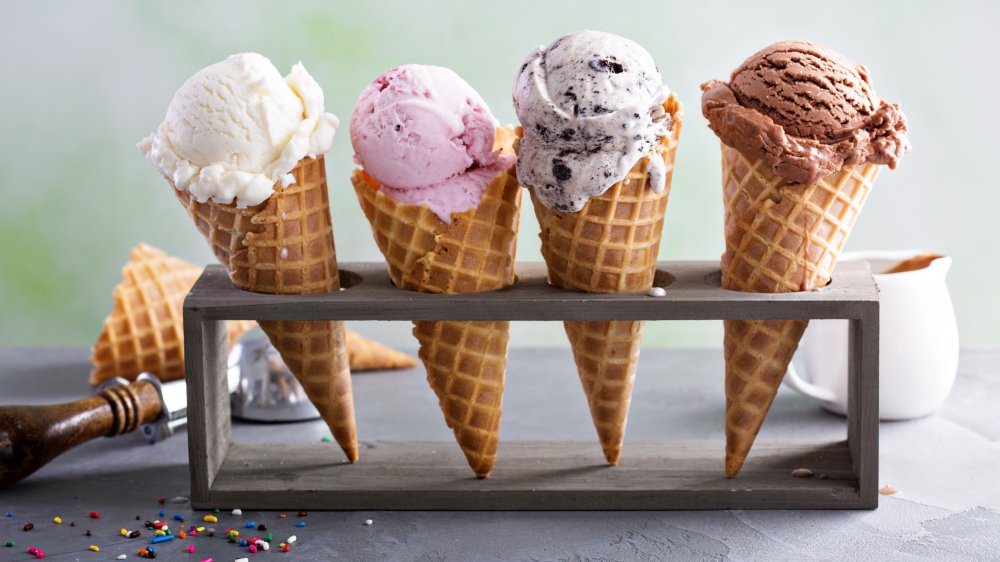 ice cream cones