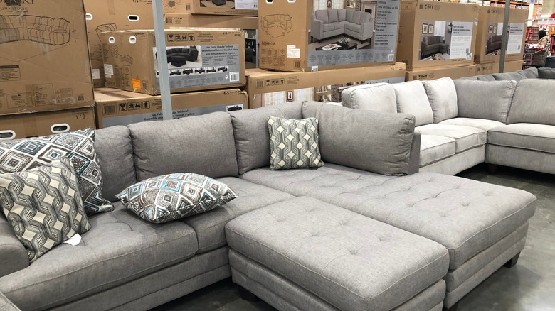 Couches for sale at Costco