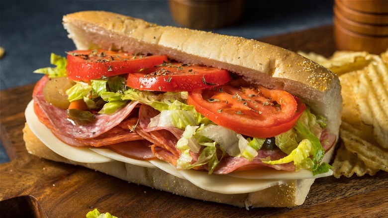 Italian sub sandwich 