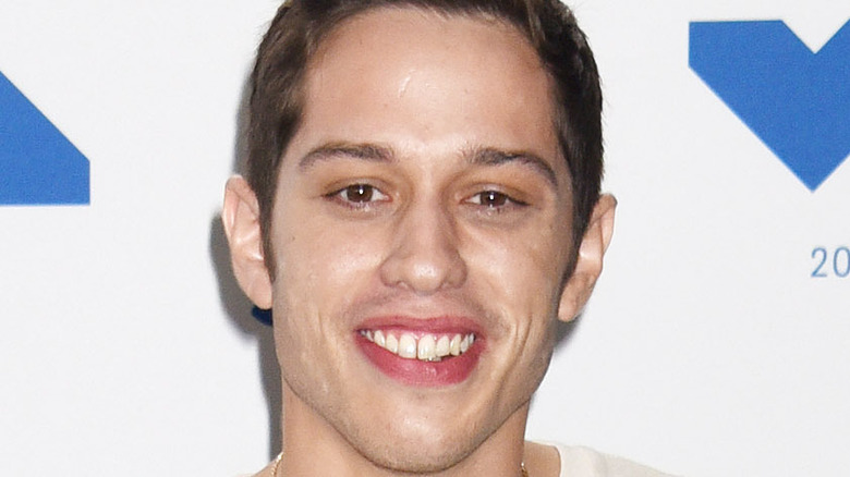 pete davidson smiles