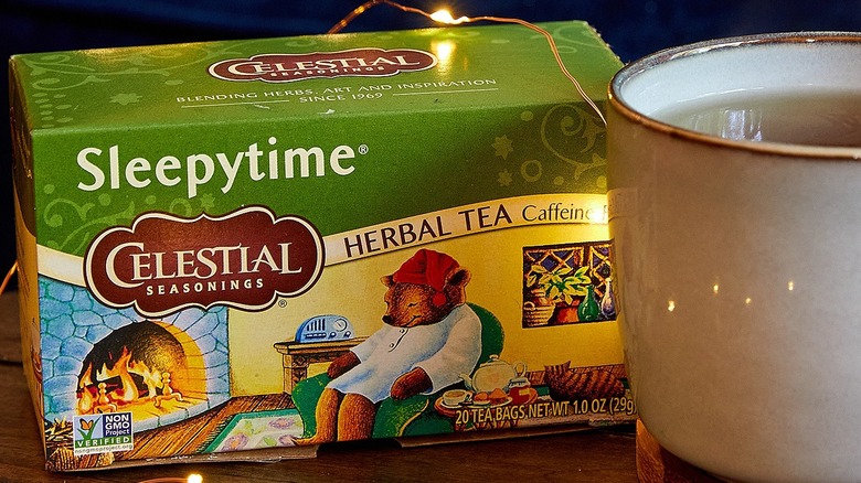 Box of Celestial Seasonings Sleepytime tea