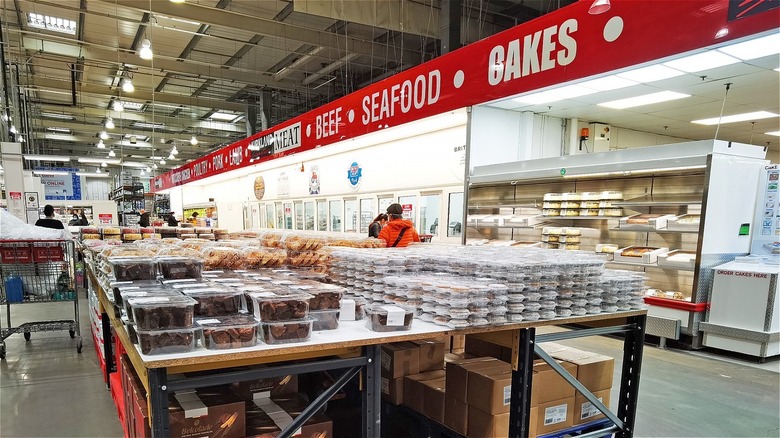 Cakes in Costco aisle