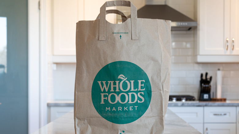 whole foods paper grocery bag
