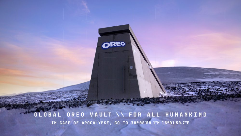 The Oreo Vault, so that life in the future can replicate the treat