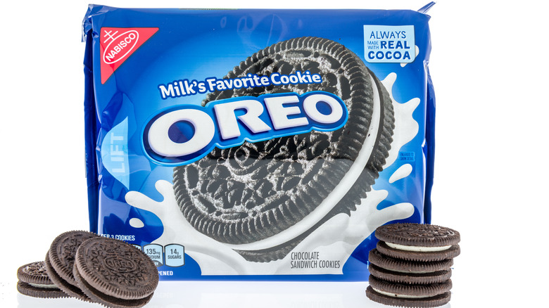 Oreo package with cookies