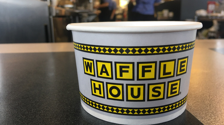 Waffle House to-go container