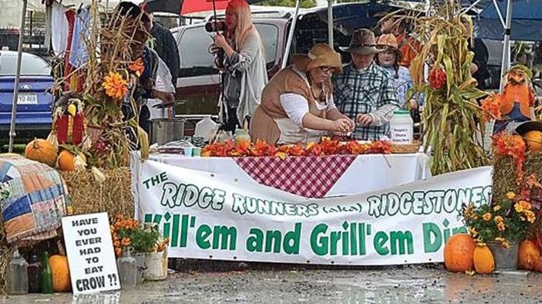 food stand at Roadkill Cook-off 