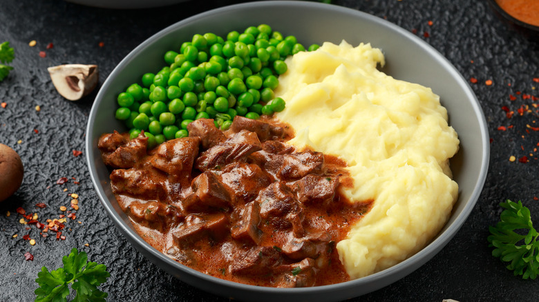 steak Diane casserole