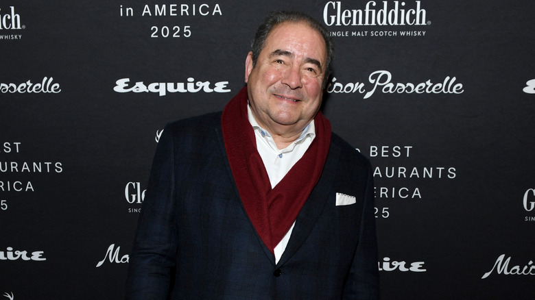 Emeril Lagasse looking amused