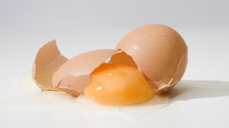 Cracked egg