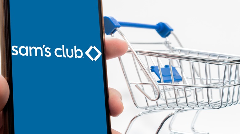 sams club app and cart