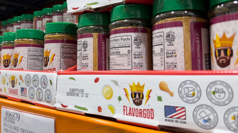 Flavor God Seasonings in supermarket