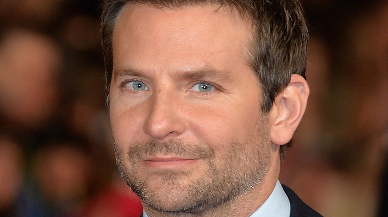 Bradley Cooper staring at the camera