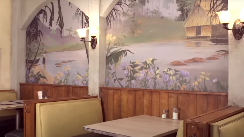 Schitt's Creek Cafe Tropical interiors