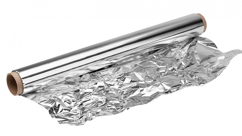 A roll of foil 