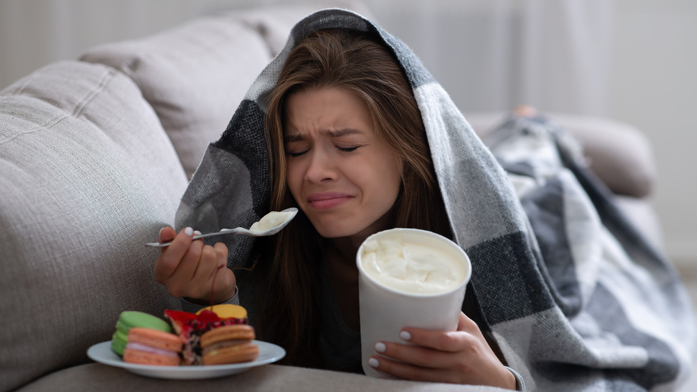 Post-breakup ice cream weeping