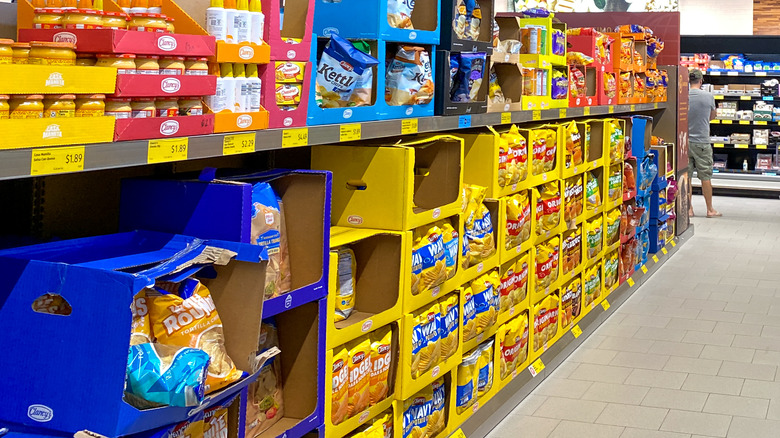 Aldi Snack Aisle