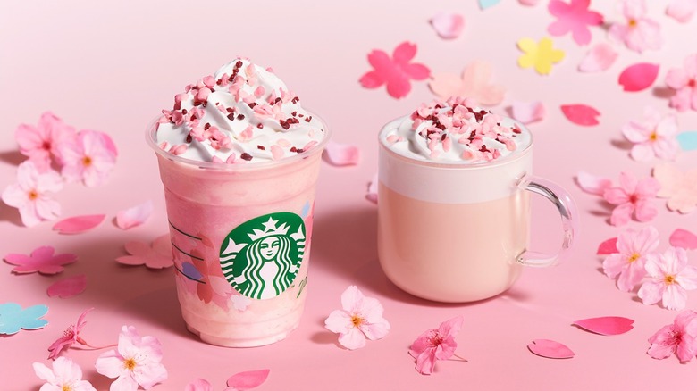 Starbucks menu drinks from Japan