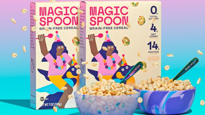 Boxes of Magic Spoon cereal