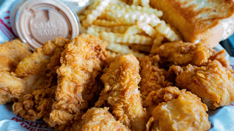 Las Vegas, NV: Close up of Raising Cane's meal