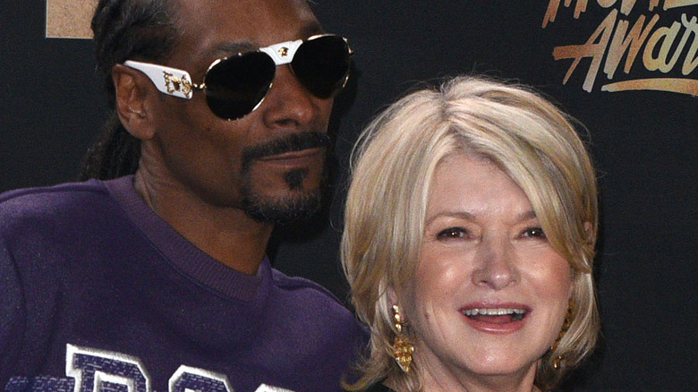 Snoop and Martha on red carpet