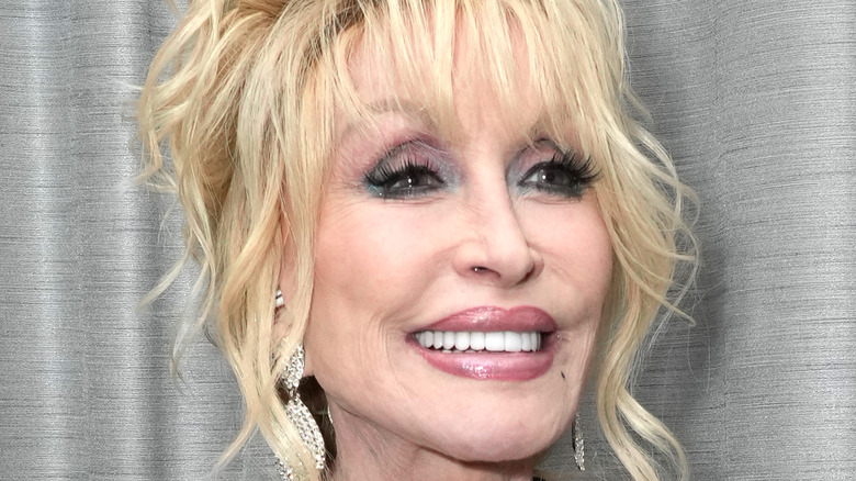Dolly Parton smiling