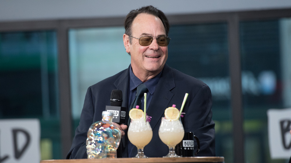 Dan Aykroyd with Crystal Head Vodka and cocktails