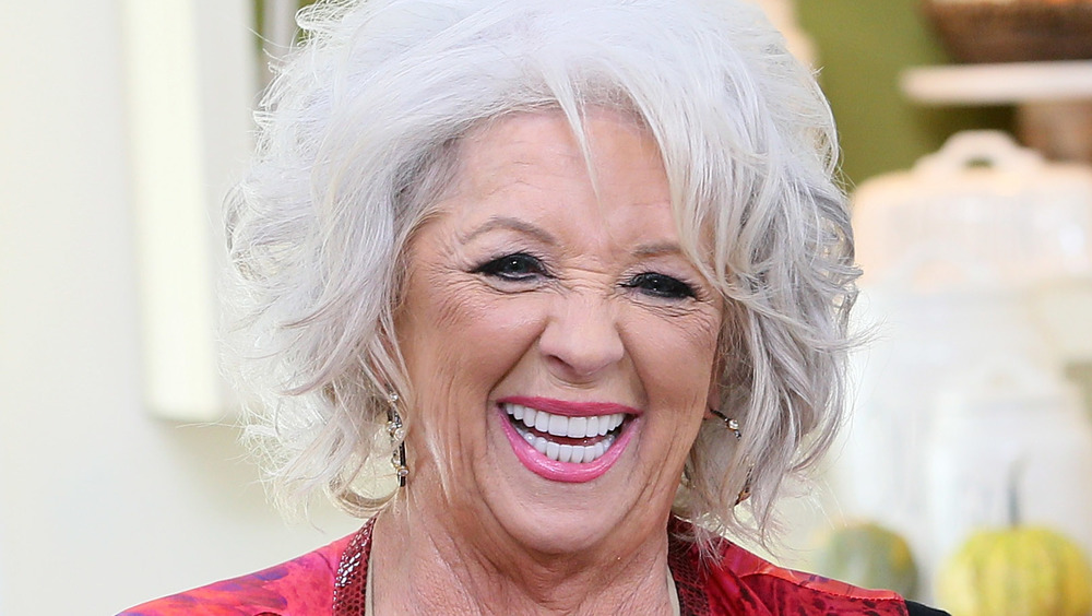 Paula Deen wide smile