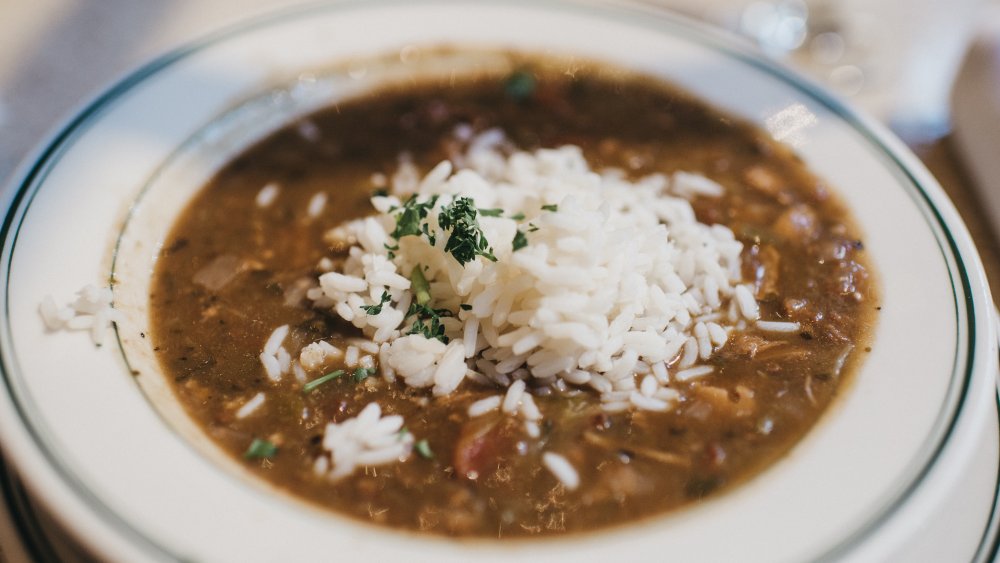 A bowl of gumbo