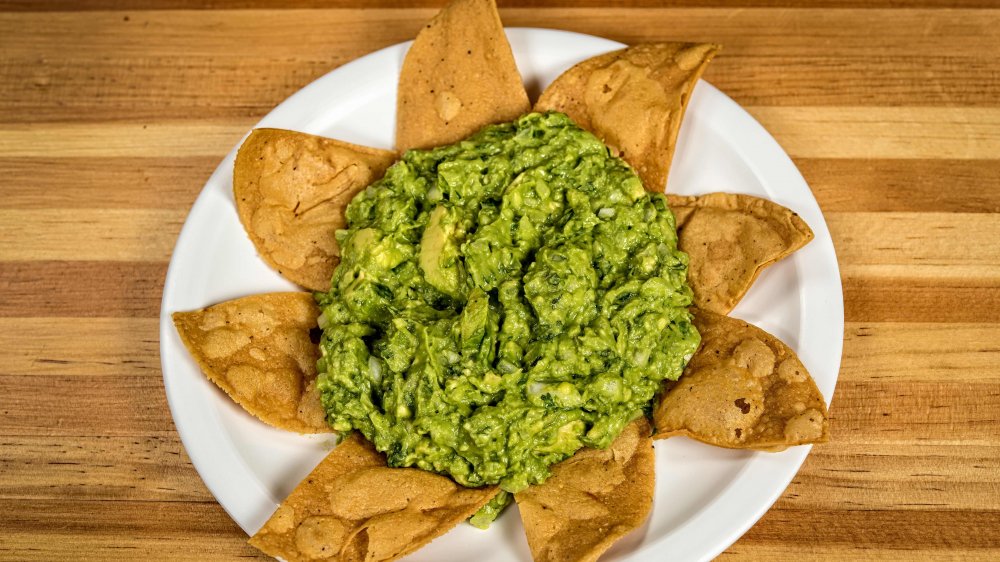 Guacamole and chips