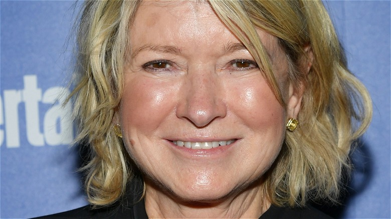 martha stewart smiling with wavy hair