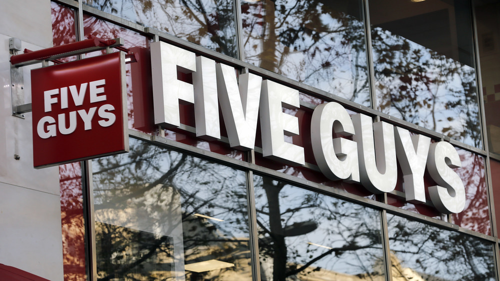 Five Guys signage