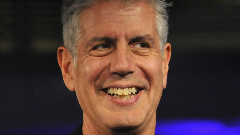 Anthony Bourdain close-up