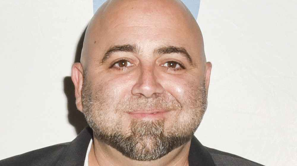 Duff Goldman in a suit jacket