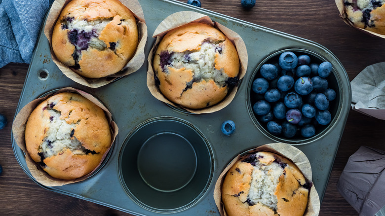 Babs' three-ingredient blueberry muffin recipe