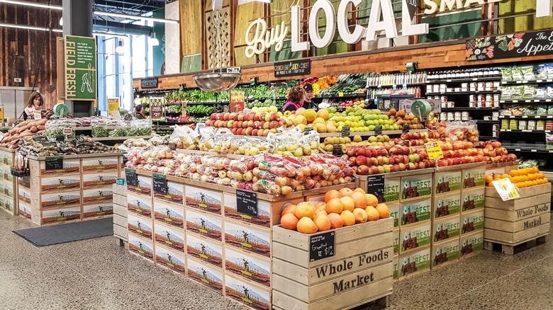 Inside a Whole Foods store