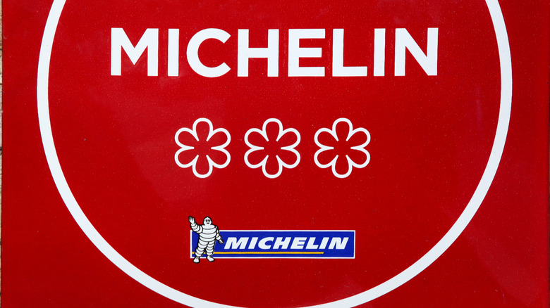 Michelin 3-star plaque