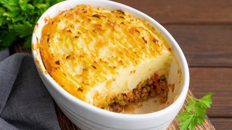 Traditional shepherd's pie