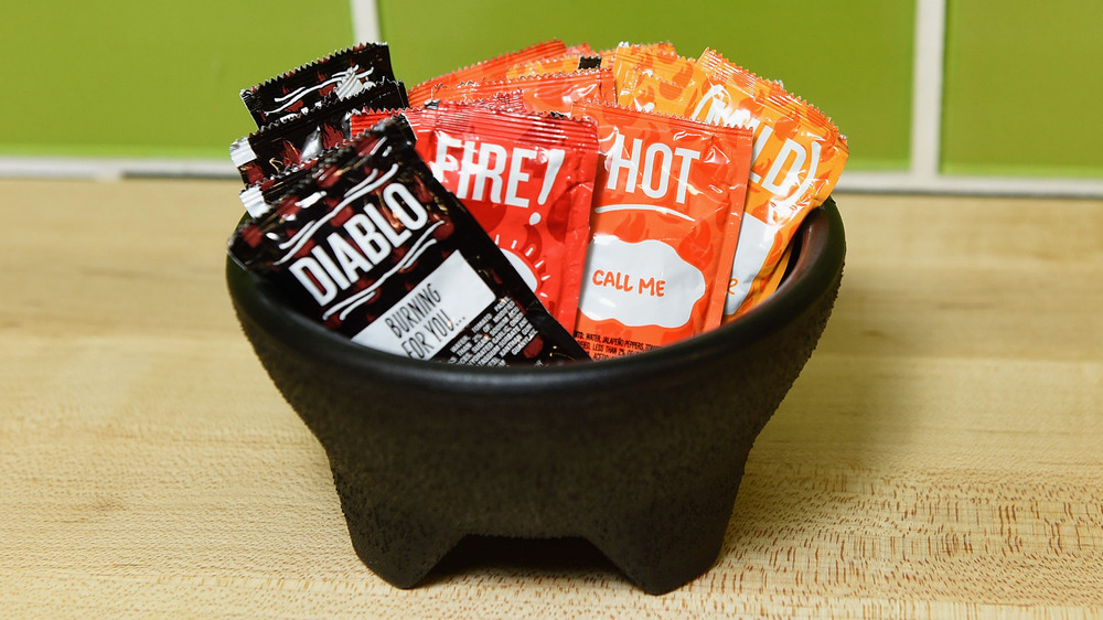 Taco Bell hot sauces